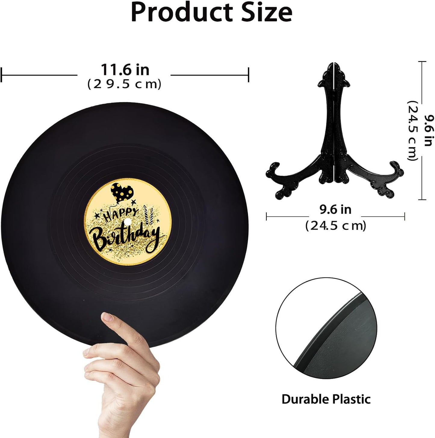 Vinyl Record Birthday Party Decorations