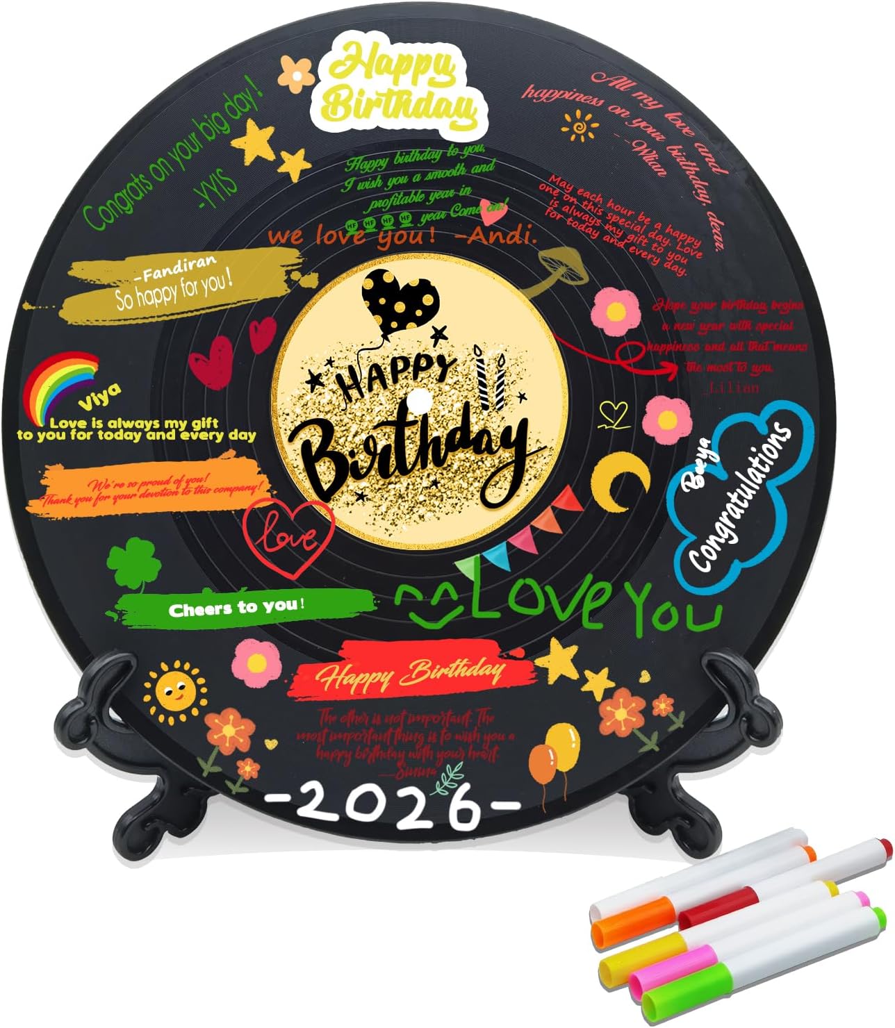 Vinyl Record Birthday Party Decorations